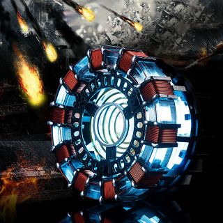 Arc Reactor Heart Props Led Light Chest Lamp Model Movie Kit Usb Power Gifts Toy