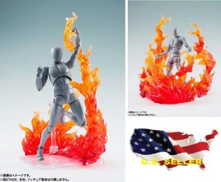 Effect Burning Flame D - Art Figma Kamen Rider 1/6 Figure Hot Toys Gundam ❶usa❶