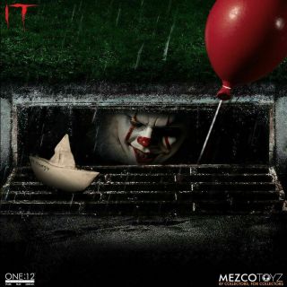December Pre - Order Mezco Toyz One:12 Collective It: Pennywise