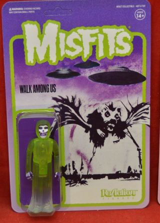 Unpunched 7 Reaction Misfits Walk Among Us Green Action Figure