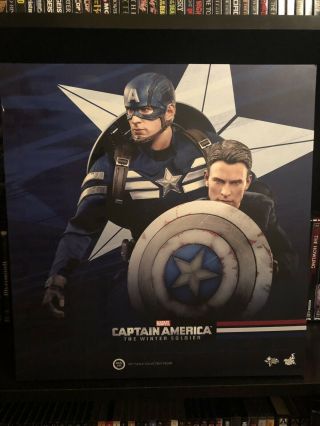 Hot Toys Double Pack Captain America Strike Suit And Steve Rodgers Mms 243