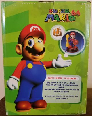 Mario 64 Telephone Phone Voice N64 Nintendo Talking Box Wears Tears 4