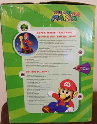 Mario 64 Telephone Phone Voice N64 Nintendo Talking Box Wears Tears 5