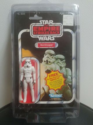 Star Wars 1980 Vintage Kenner Esb Imperial Stormtrooper Moc 41 Back