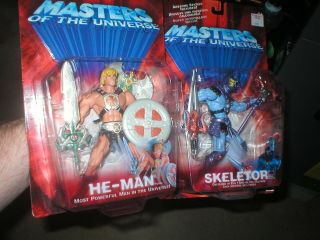 Masters Of The Universe He - Man And Skeletor,  From Mattel,  2001 Release,
