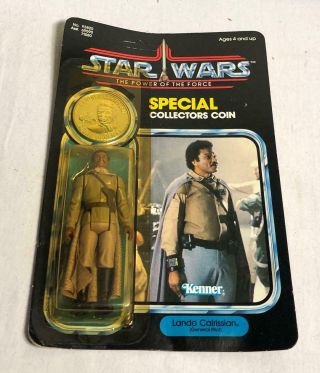 1985 Lando General Moc Potf Vintage Star Wars Kenner Unpunched Carded Figure