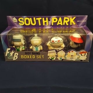 Mezco South Park Finger Bang Boy Band Cartman Variant 4 Pack Figure Set