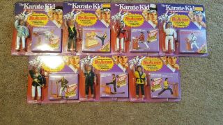 The Karate Kid Miyagi Daniels Sensei Plus More 1986 Remco Toys Inc,  Complete Set