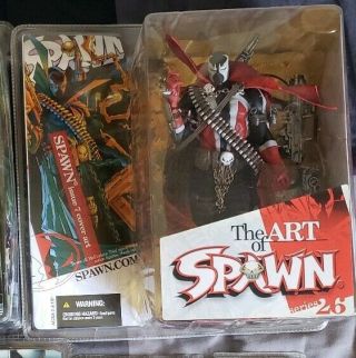 The Art Of Spawn Series 26 Issue 7 Cover Art Mcfarlane Moc