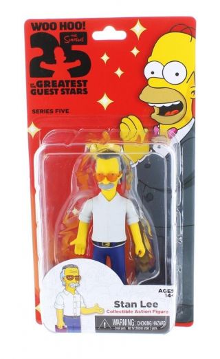 The Simpsons 25th Anniversary Series 5 Stan Lee Action Figures