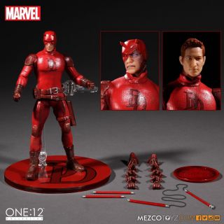 Mezco Marvel Legends Misb Daredevil 6 " Figure One:12 Collective Action Figure