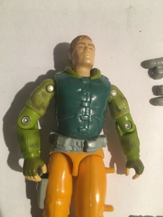 GI JOE Captain Grid Iron 1990 Complete Tight Joints Glossy Paint 2