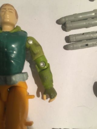 GI JOE Captain Grid Iron 1990 Complete Tight Joints Glossy Paint 3