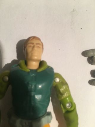 GI JOE Captain Grid Iron 1990 Complete Tight Joints Glossy Paint 4