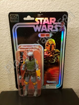 Hasbro Sdcc 2019 Exclusive Star Wars The Black Series Boba Fett 6 " Vintage Mosc