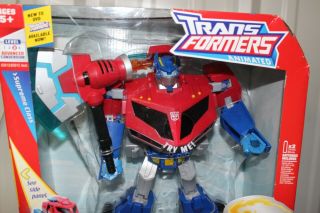 Transformers Action Figure Optimus Prime Animated Autobot Axe Roll Out Command 3
