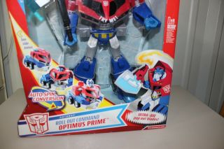 Transformers Action Figure Optimus Prime Animated Autobot Axe Roll Out Command 4