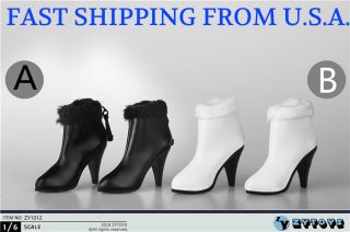 1/6 Scale Ankle Boots Shoes For 12 " Phicen Hot Toys Verycool Female Figure ❶usa❶