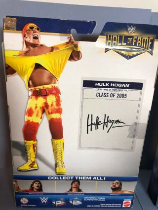 WWE Mattel Elite Hulk Hogan Hall Of Fame AND Hulk Hogan Hulkamania Action Figure 5