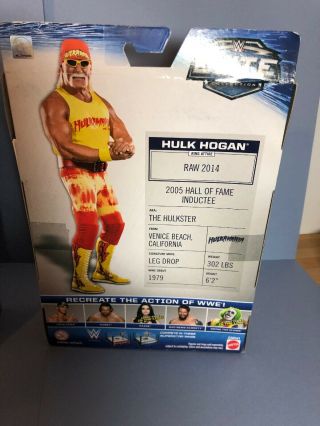WWE Mattel Elite Hulk Hogan Hall Of Fame AND Hulk Hogan Hulkamania Action Figure 6