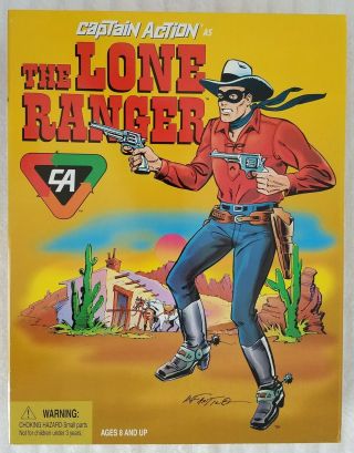 Captain Action As The Lone Ranger With White Bandana 12 Inch Action Figure