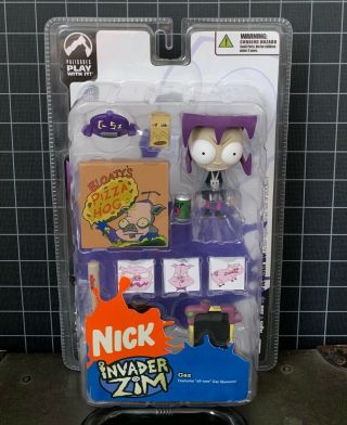 Gaz Hot Topic Exclusive Invader Zim Series One Of Doom 2005 Palisades Toys