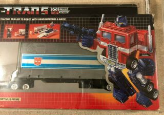 1984 Vintage G1 Transformers Optimus Prime Series 1 AFA Graded 80 NM Rare 4