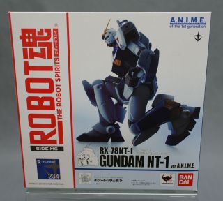 Robot Spirits Side Ms - Rx - 78nt - 1 Gundam Nt - 1 Ver.  A.  N.  I.  M.  E.  Bandai Japan