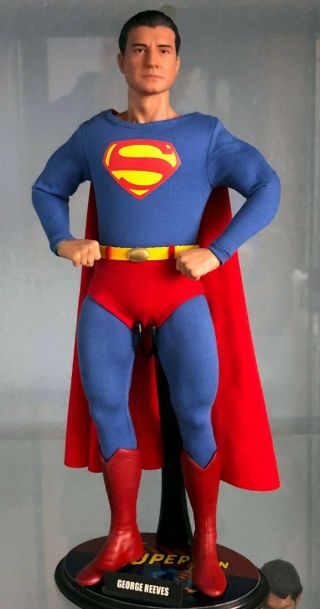 Limited 29/50 Hot 1:6 George Reeves Superman Toy Figure Dc Adventure Of Superman