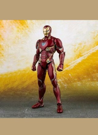 S.  H.  Figuarts Iron Man Mk50 Marvel Avengers Infinity War Action Figure Toy Gift