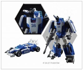 Transformers Iron Factory If Ex - 37 Phantom Mini Mirage Action Toy