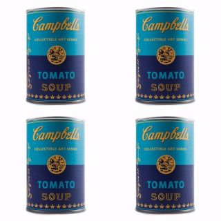 Set Of 4 Blind Box Andy Warhol Campbell 