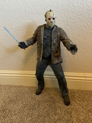 Jason Voorhees Friday The 13th 2005 18 " Figure - Tm And Line.