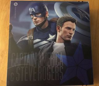 Hot Toys Captain America Winter Soldier Stealth Strike & Steve Rogers Set MMS243 8