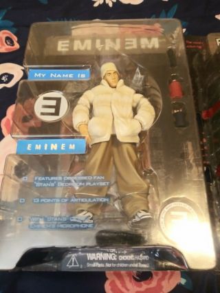 Eminem action figure set Art Asylum 2001 SLIM SHADY 2