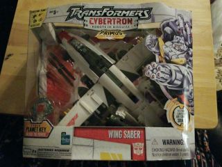 Transformers Cybertron Robots In Disguise Primus Unleased Cyber Key Wing Saber