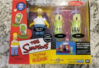 The Simpsons Wos Treehouse Of Horror Alien Spaceship Kang & Kodos -