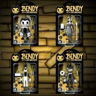 Bendy And The Ink Machine 5 " Action Figure - Bendy Alice Angel Boris The Wolf