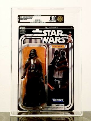 Star Wars Black Series 40th Anniversary 6 Inch Darth Vader Afa U9.  0