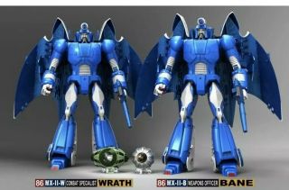 Transformers X - Transbots MX - II CURSE WRATH BANE - SWARM Sweeps Set Of 3 Figures 5