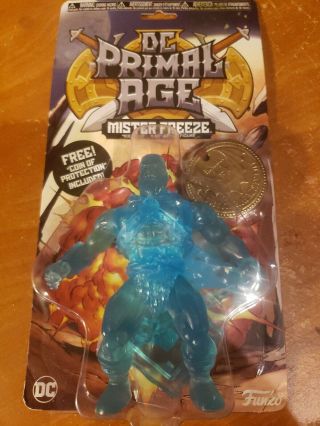 Funko Dc Primal Age Mister Freeze Ice Mode Nycc 2018 Exclusive Figure With Coin