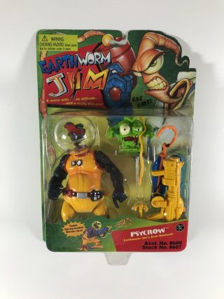 Playmates Earthworm Jim - Psycrow Action Figure 1995 Nib