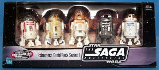 Star Wars Entertainment Earth Usa Exclusive Rare Astromech Droid Pack Series 1.