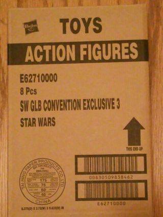 2019 Sdcc Star Wars Darth Vader Prototype Hasbro 8 Figure Case Nrfb 24hrs