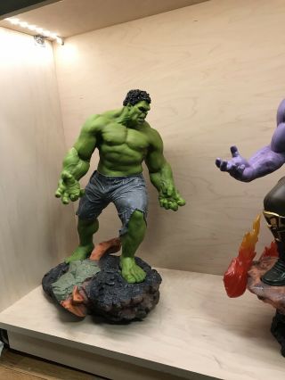 HULK & THANOS Avengers 24 inch Maquettes Statues Big Huge 60 cm large 1/4 scale 3
