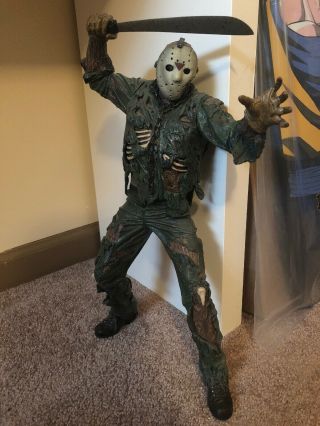 Neca Reel Toys 18 Inch Friday The 13th Jason Voorhees Motion Activated Figure