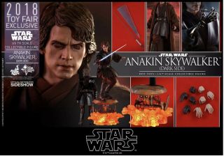 Sdcc 2018 Exclusive Hot Toys Star Wars Anakin Skywalker Ep Iii 1/6 Usa