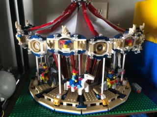 Lego Creator Grand Carousel (10196),  Rare,  Sound And Motor 100 Complete