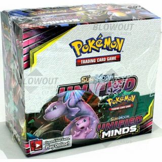 Pokemon Unified Minds Booster Box Case - 6 Booster Boxes Hot