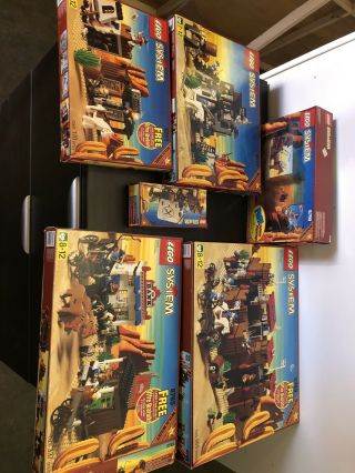 Lego Wild West COMPLETE SYSTEM Fort legoredo & More Cowboys,  Indians & Bandits 6